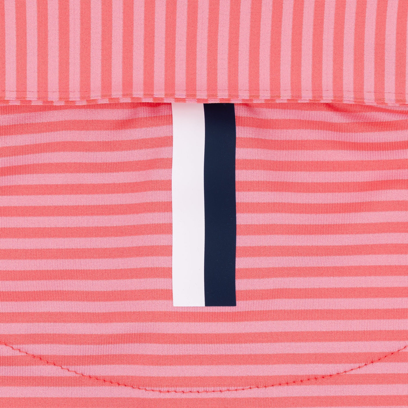 The Birdie Stripe | Performance Polo | The Birdie Stripe - Dogwood Pink/Azalea Pink