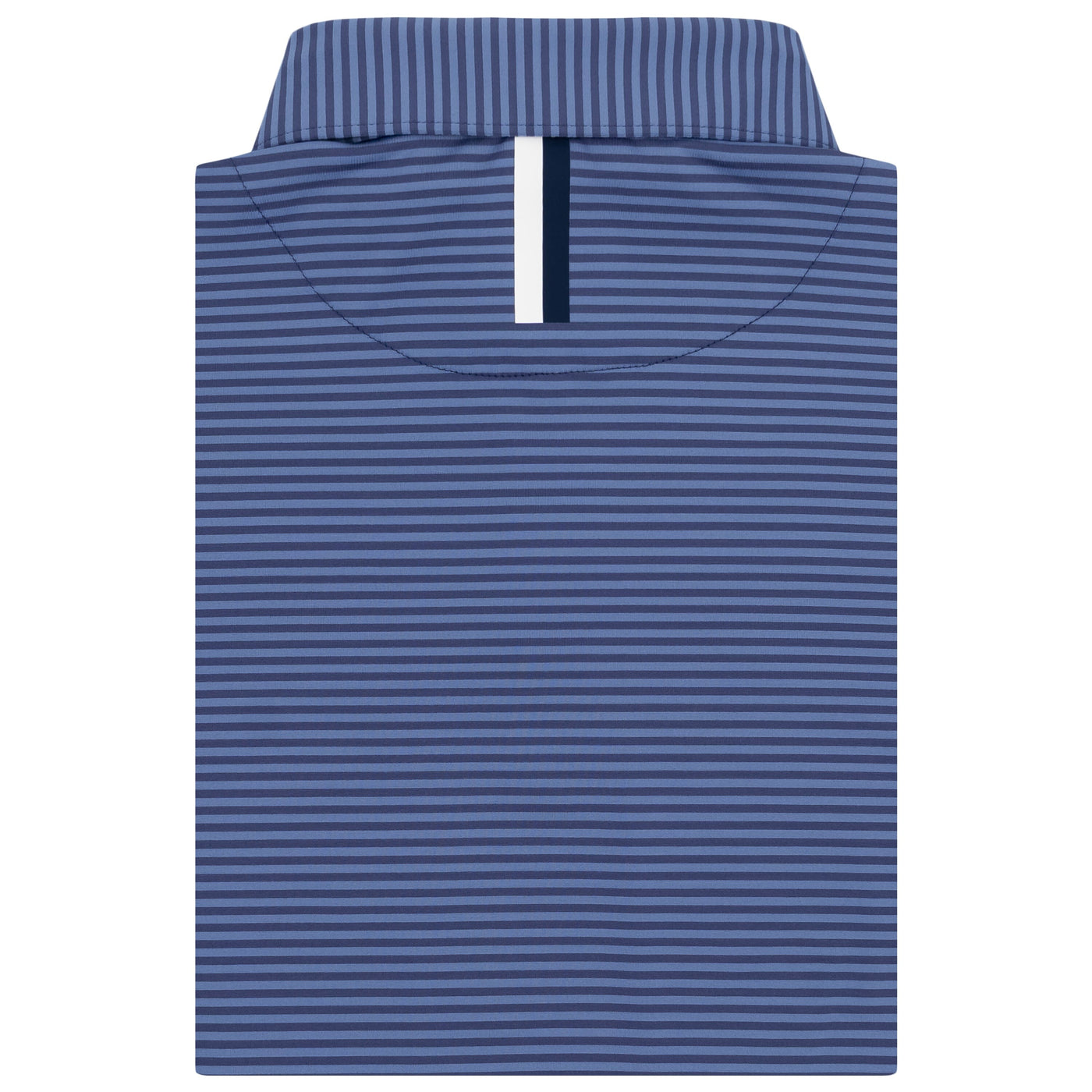 The Birdie Stripe | Performance Polo | The Birdie Stripe - Dusk Blue/Flag Blue