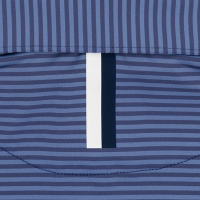 The Birdie Stripe | Performance Polo | The Birdie Stripe - Dusk Blue/Flag Blue