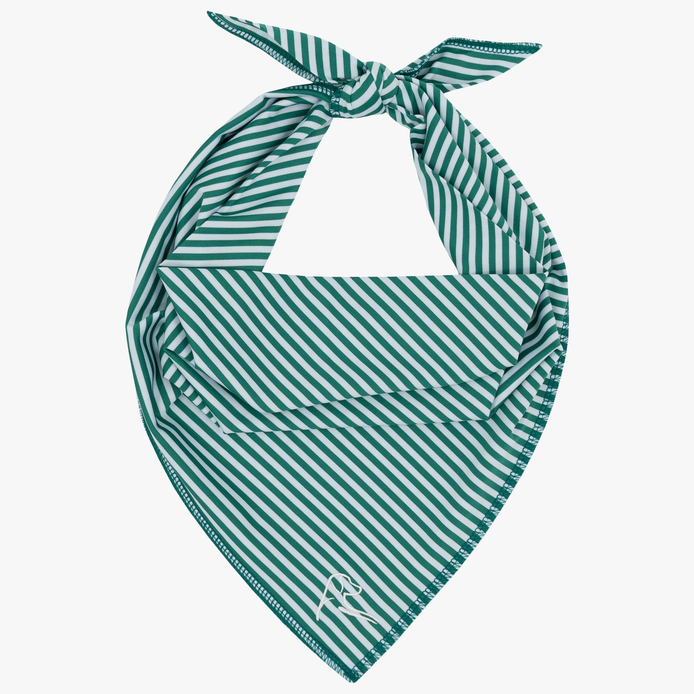The Birdie Stripe | Performance Bandana | The Birdie Stripe - Emerald Green/White