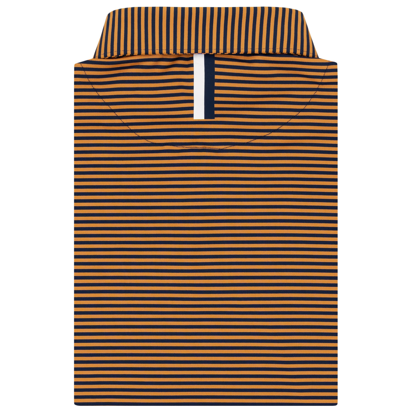 The Birdie Stripe | Performance Polo | The Birdie Stripe - Honeyglaze/Fleet Navy