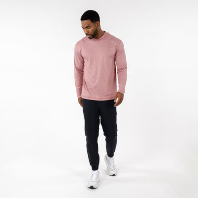 Blitz Tech Hoodie | Heather - Red Card Red/White