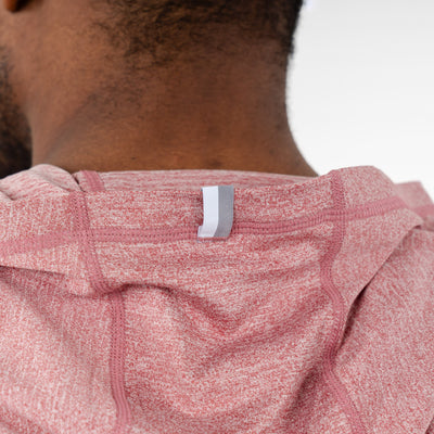 Blitz Tech Hoodie | Heather - Red Card Red/White