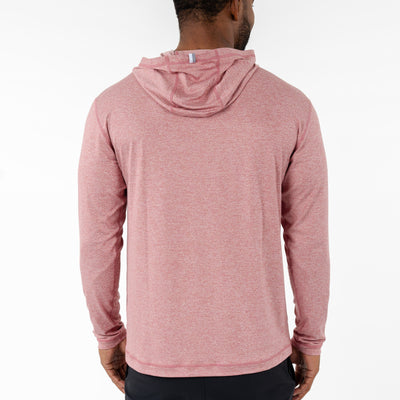 Blitz Tech Hoodie | Heather - Red Card Red/White