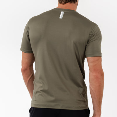 Blitz Tech Tee | Solid - Moss Green