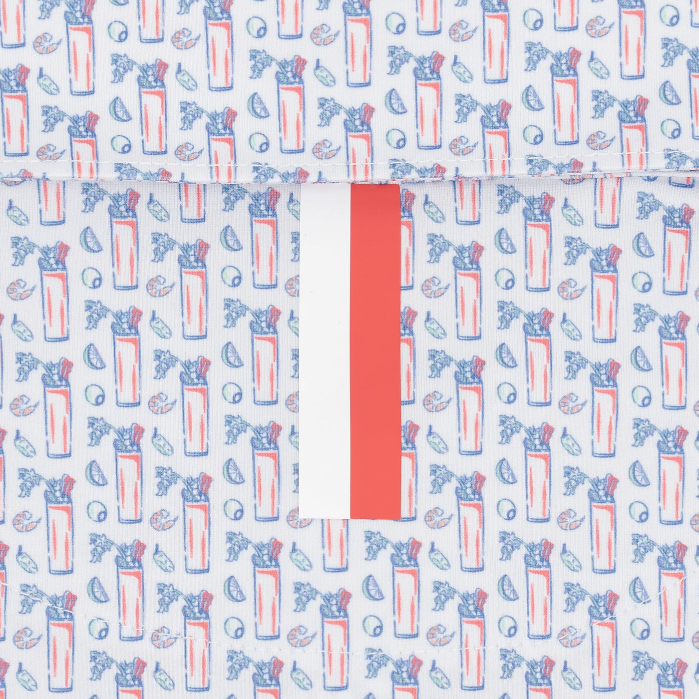 The Bloody Mary 2.0 | Performance Polo | The Bloody Mary 2.0 - White/Sorbet Red