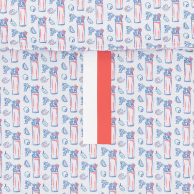 The Bloody Mary 2.0 | Performance Polo | The Bloody Mary 2.0 - White/Sorbet Red