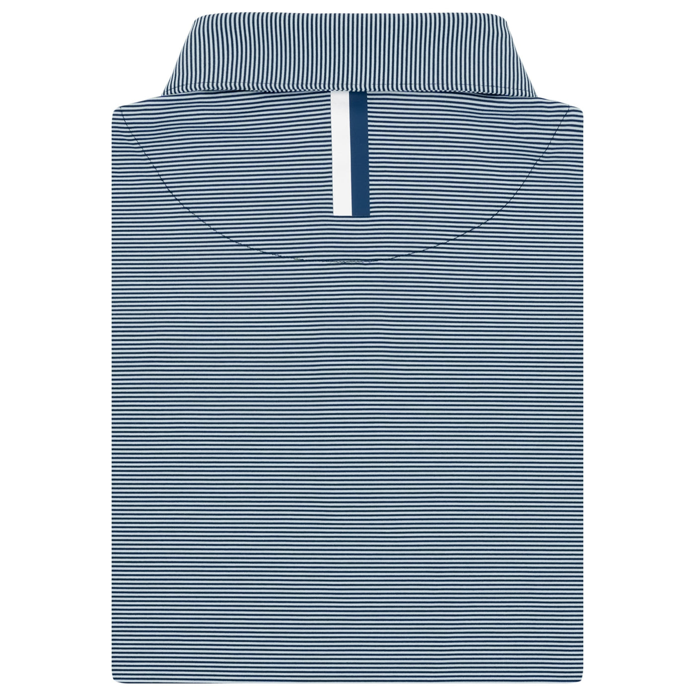 The Crispy Stripe | Performance Polo | The Crispy Stripe - Pale Blue/Admiral Navy