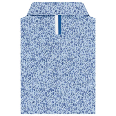 The Bryan Bros Scramble | Performance Polo | The Bryan Bros Scramble - Baby Blue/Short Stop Blue