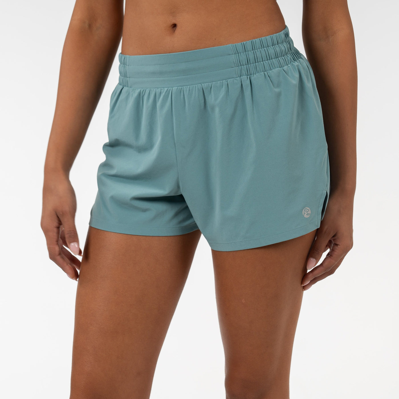 Sunrise Active Short | Solid - Bullfrog Green