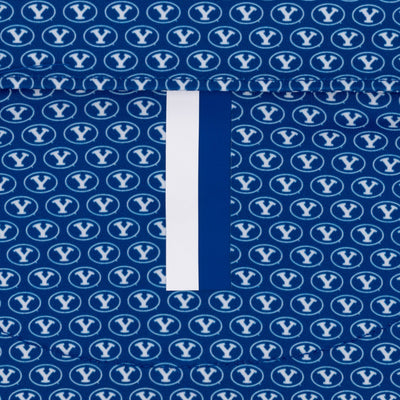 The BYU Cougars® | Collegiate Polo | The BYU Cougars® - Azure Blue/White
