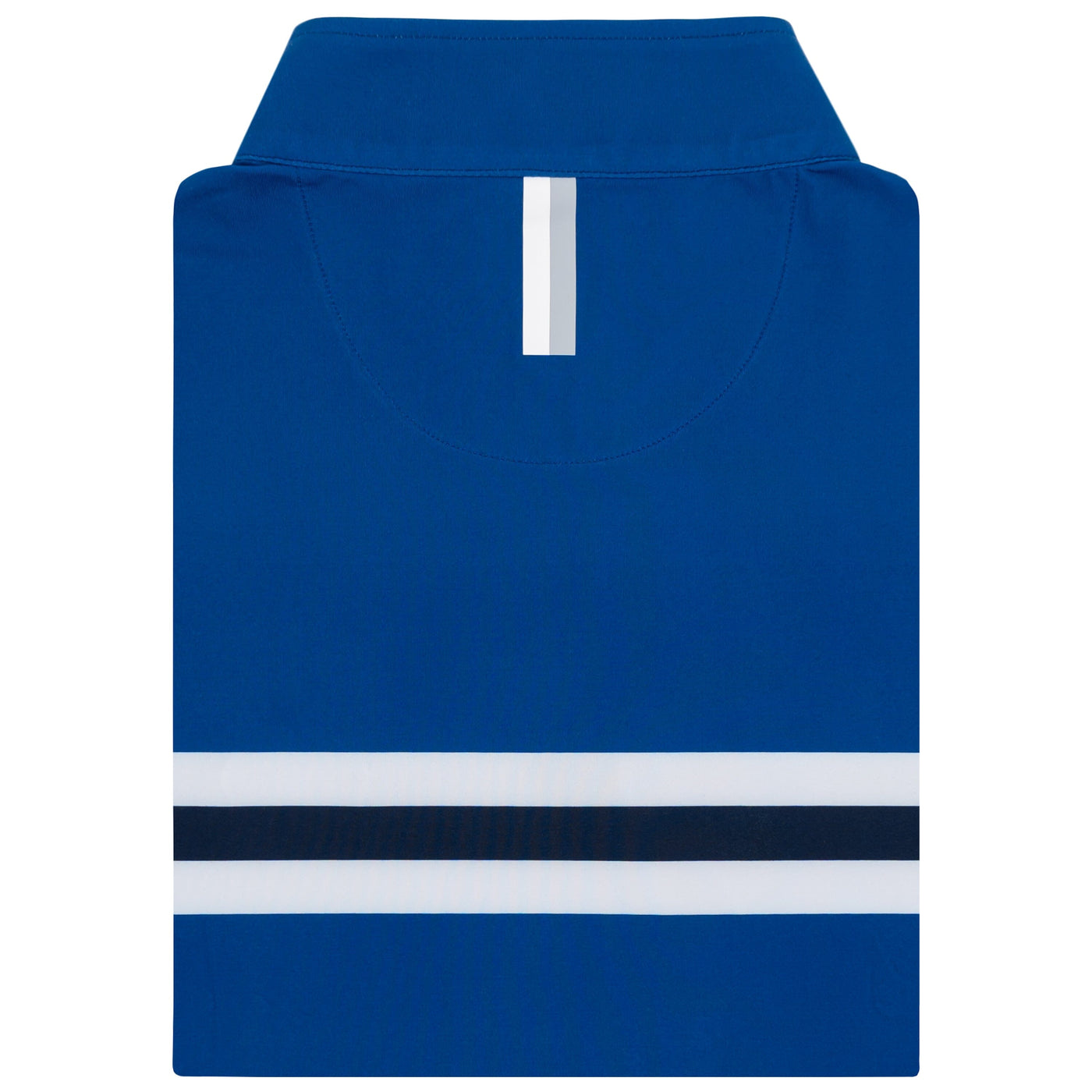 BYU Helmet Stripe Collegiate Q-Zip | The BYU Helmet Stripe - Azure Blue/White