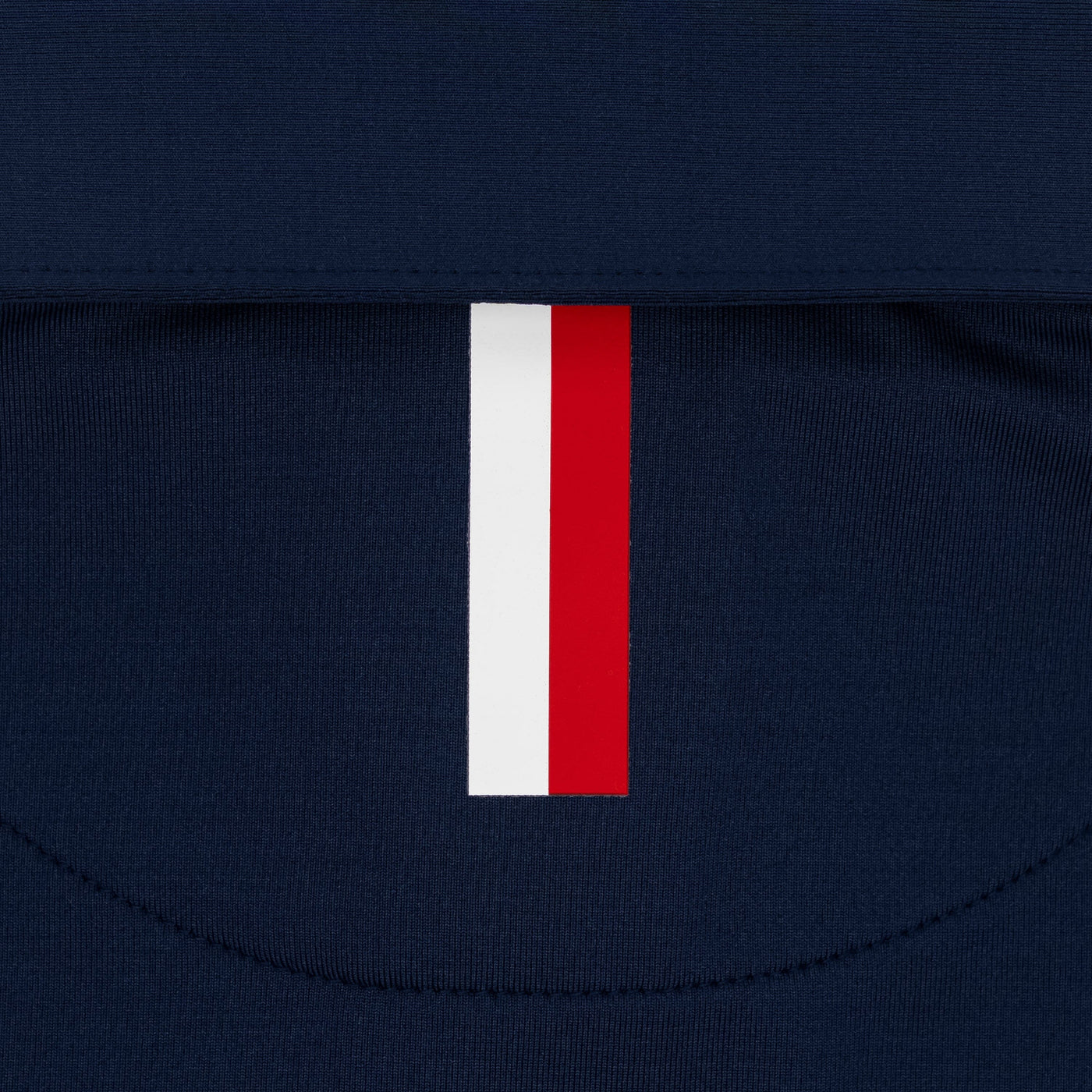 The Cannon Stripe | Performance Polo | The Cannon Stripe - Fleet Navy/Ivory/Cardinal Red