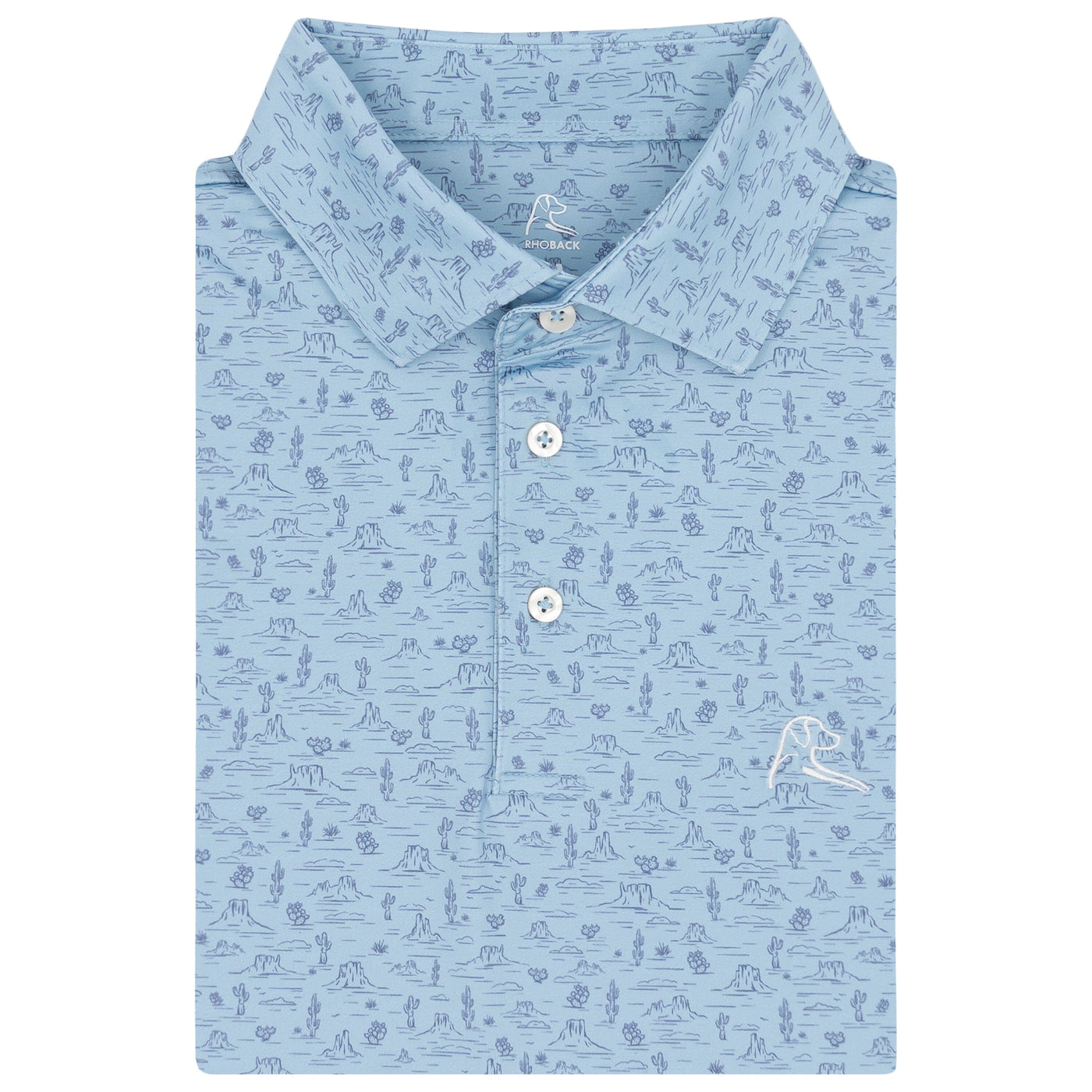 The Canyon | Performance Polo | The Canyon - Zenith Blue/Dusk Blue - AZ