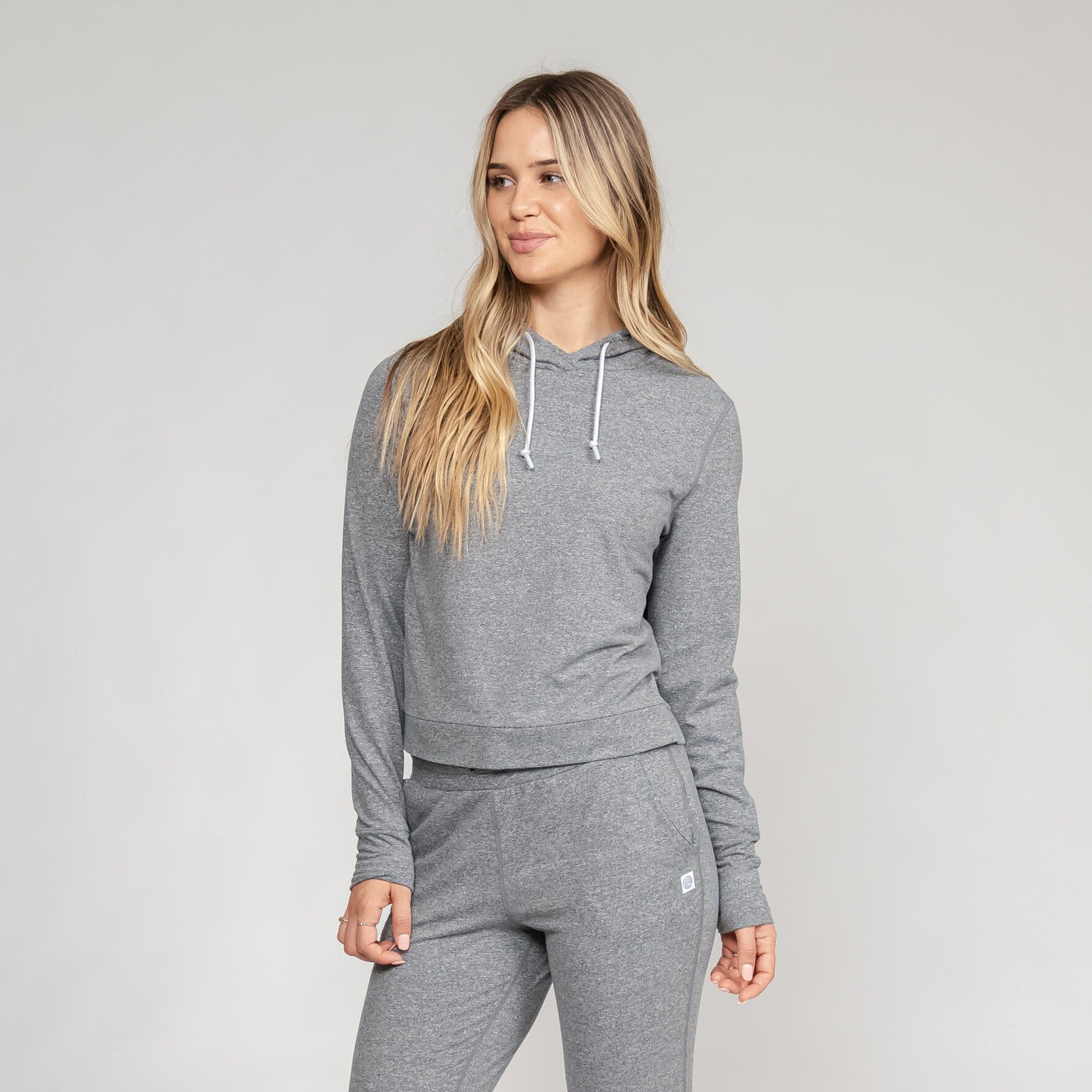 Tempo Performance Hoodie - Heather Ember Grey | Rhoback – RHOBACK