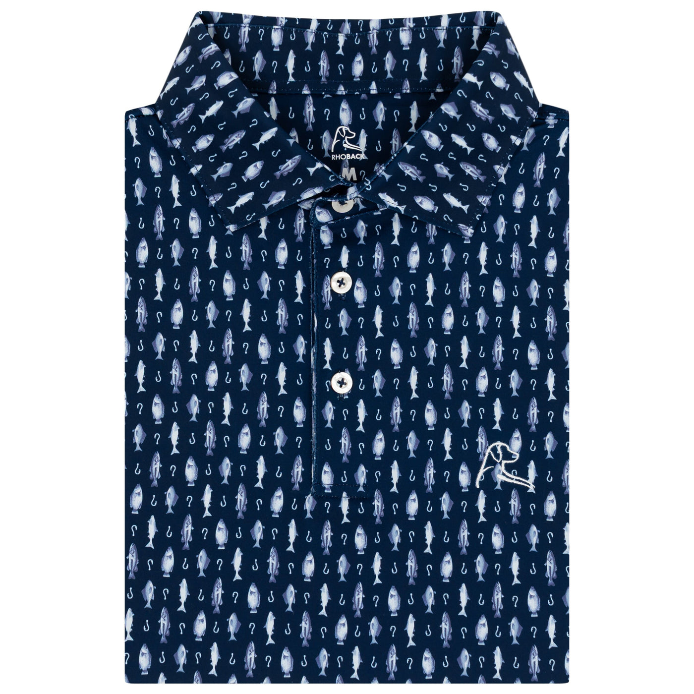 The Catch And Release | Performance Polo | The Catch And Release - Fleet Navy/White