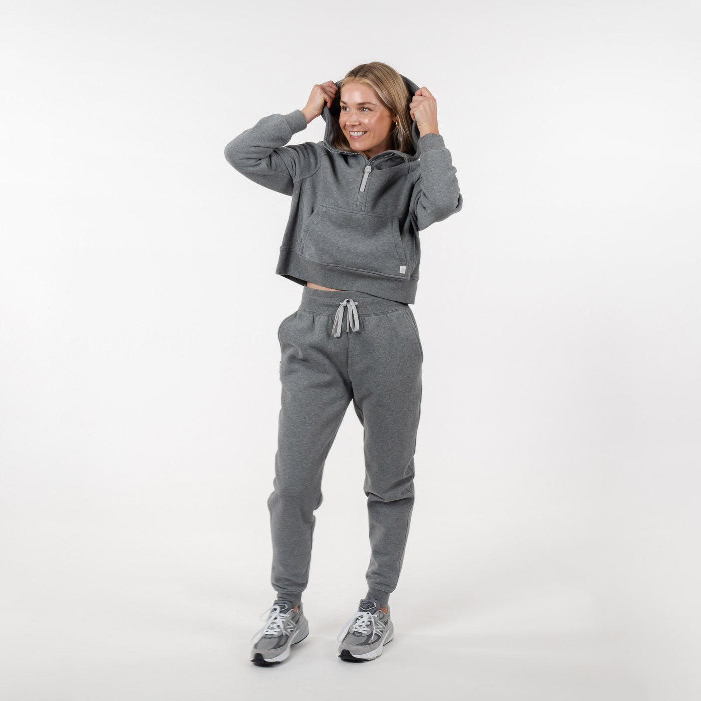 Clarity Half-Zip Hoodie | Heather - Boulder Grey