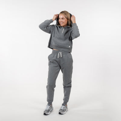 Clarity Half-Zip Hoodie | Heather - Boulder Grey