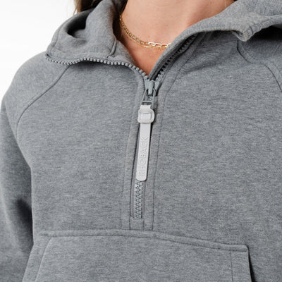 Clarity Half-Zip Hoodie | Heather - Boulder Grey