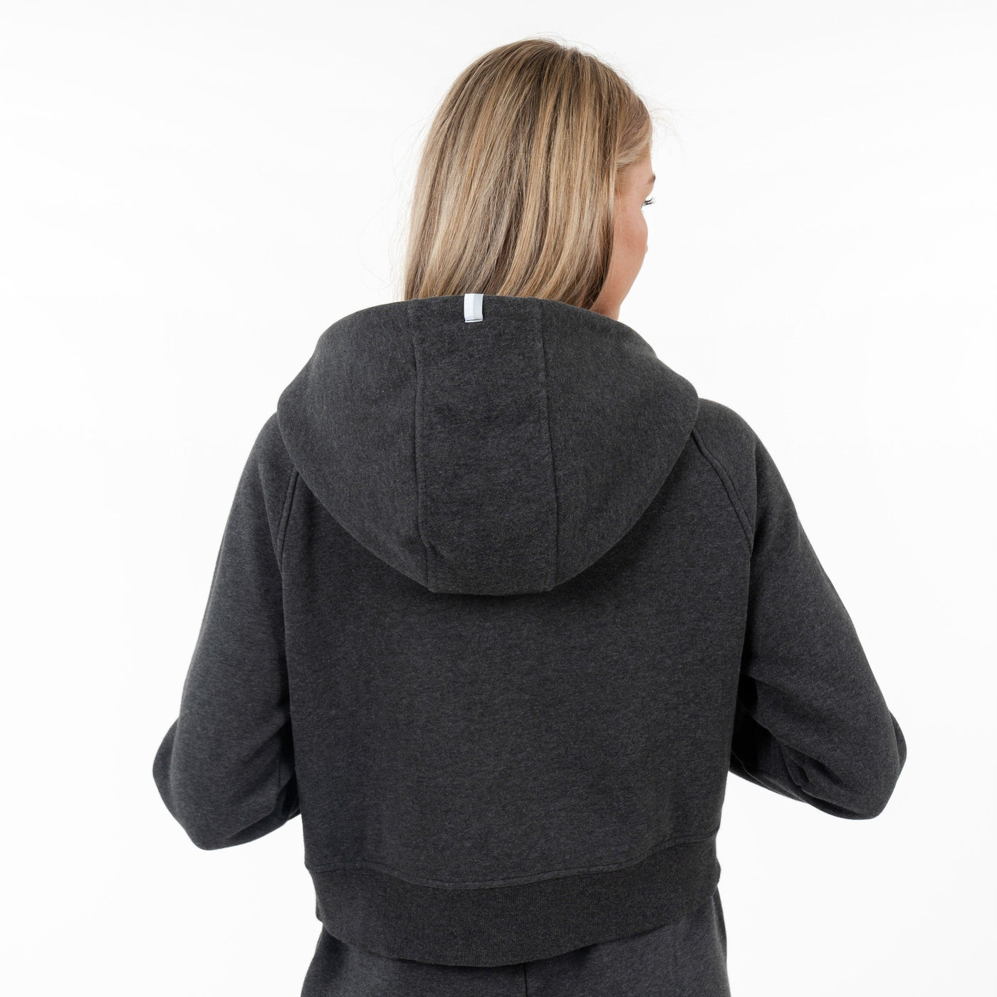 Clarity Half-Zip Hoodie | Heather - Midnight Black