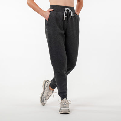 Clarity Jogger | Heather - Midnight Black