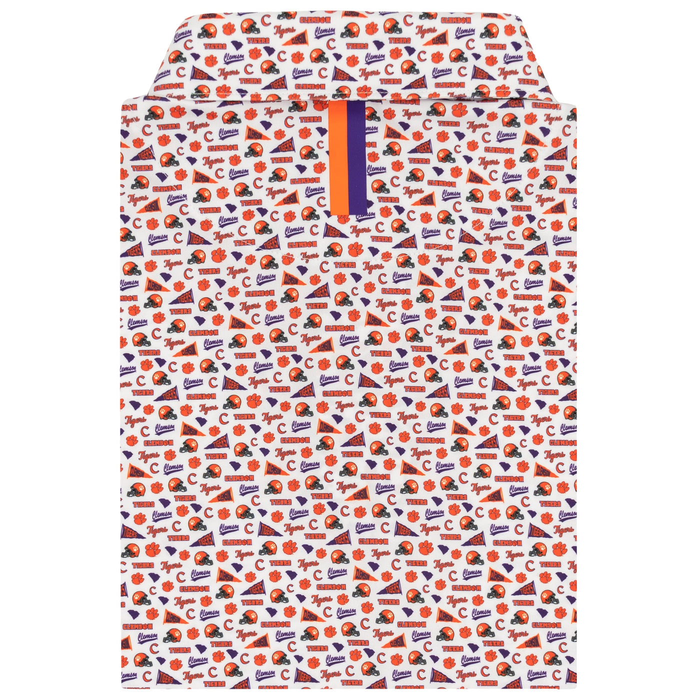 The Clemson Gameday | Collegiate Polo | The Clemson Gameday - White/Bright Orange