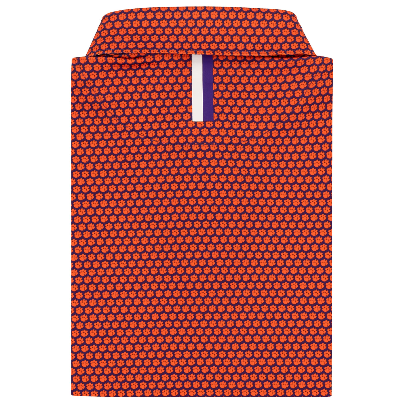 The Clemson Paw | Collegiate Polo | The Clemson Paw - Plum Purple/Bright Orange