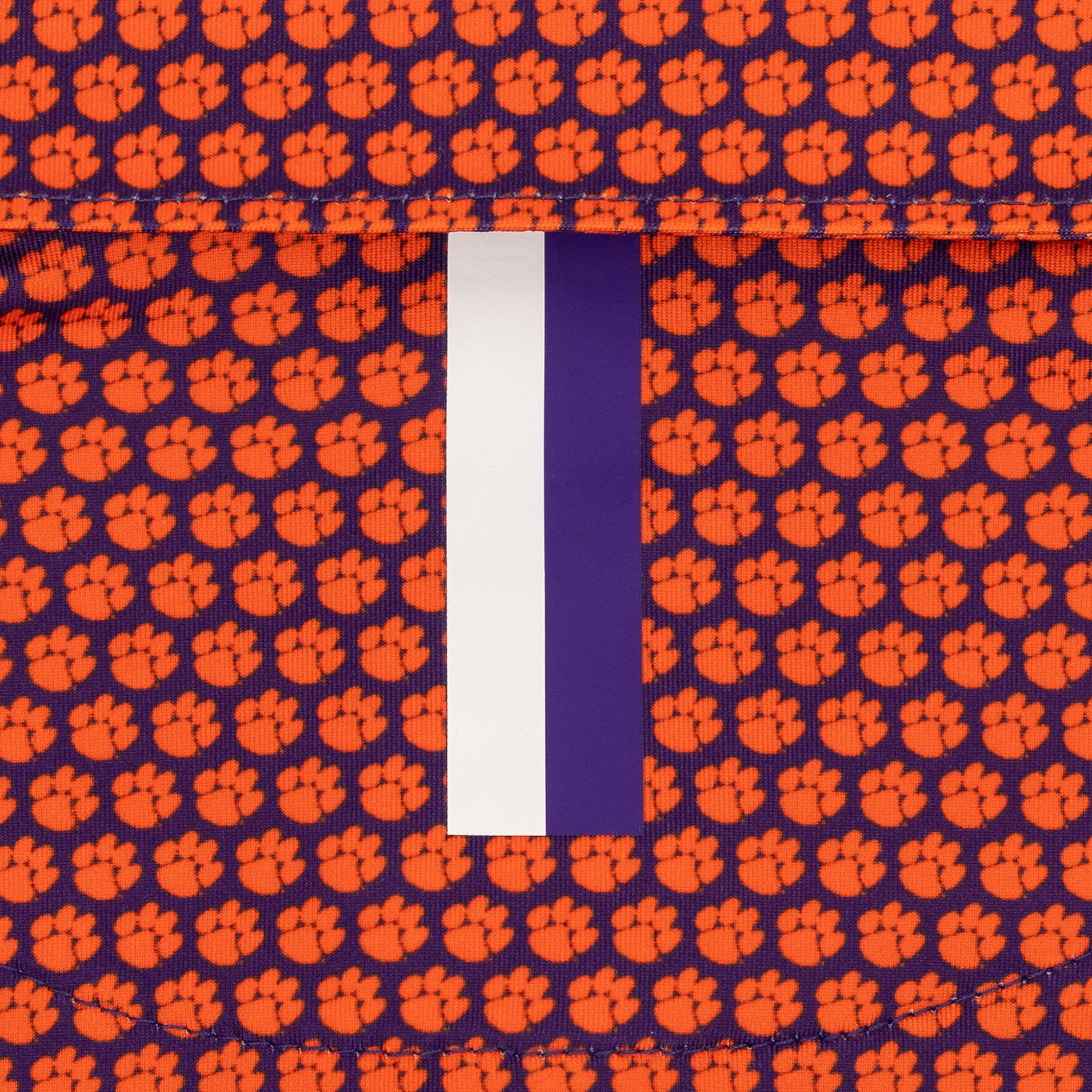 The Clemson Paw | Collegiate Polo | The Clemson Paw - Plum Purple/Bright Orange