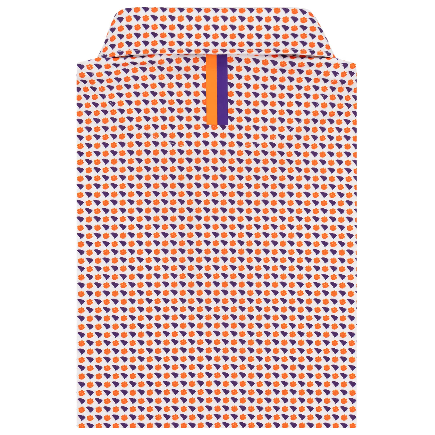 The Clemson Tiger Territory™ | Collegiate Polo | The Clemson Tiger Territory™ - White/Bright Orange