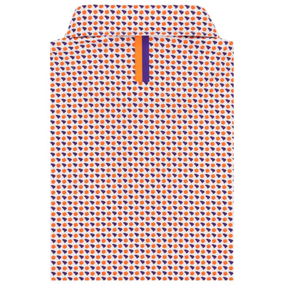 The Clemson Tiger Territory™ | Collegiate Polo | The Clemson Tiger Territory™ - White/Bright Orange