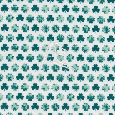 The Clover | Performance Polo | The Clover - White/Fairway Green