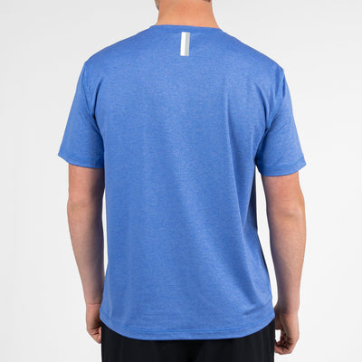 Blitz Tech Tee | Heather - Bunker Blue/Lavender Blue