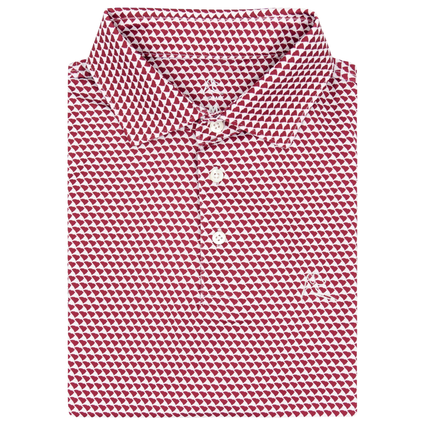 The Hushpuppy | Performance Polo | The Hushpuppy - Maroon/White - SC