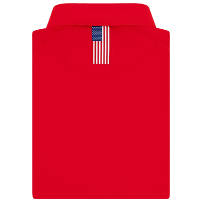 Solid - USA | Performance Polo | Solid - Classic Red