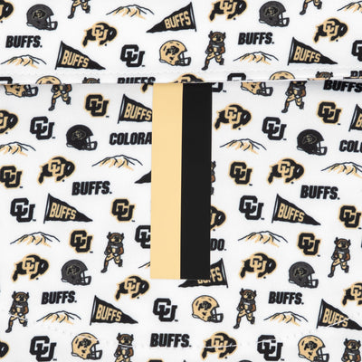 The Colorado Gameday | Collegiate Polo | The Colorado Gameday - White/Old Gold