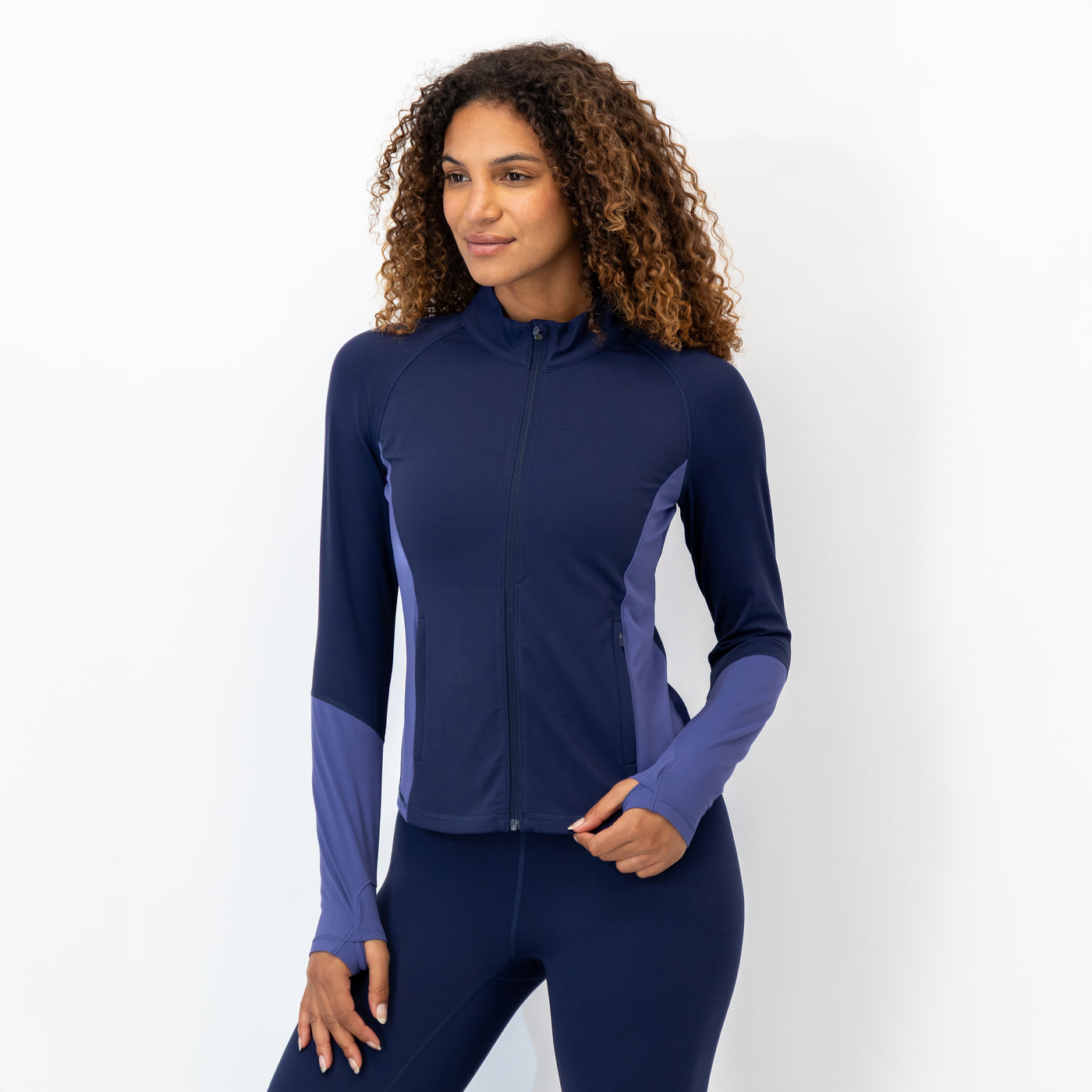 Vista Lightweight Jacket | Colorblock - Fleet Navy/Flag Blue