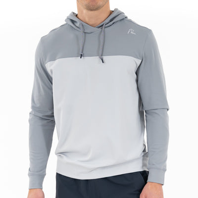 Hesi Performance Hoodie | Colorblock - Thunder Grey/Stratus Grey