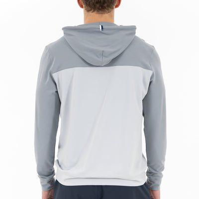 Hesi Performance Hoodie | Colorblock - Thunder Grey/Stratus Grey