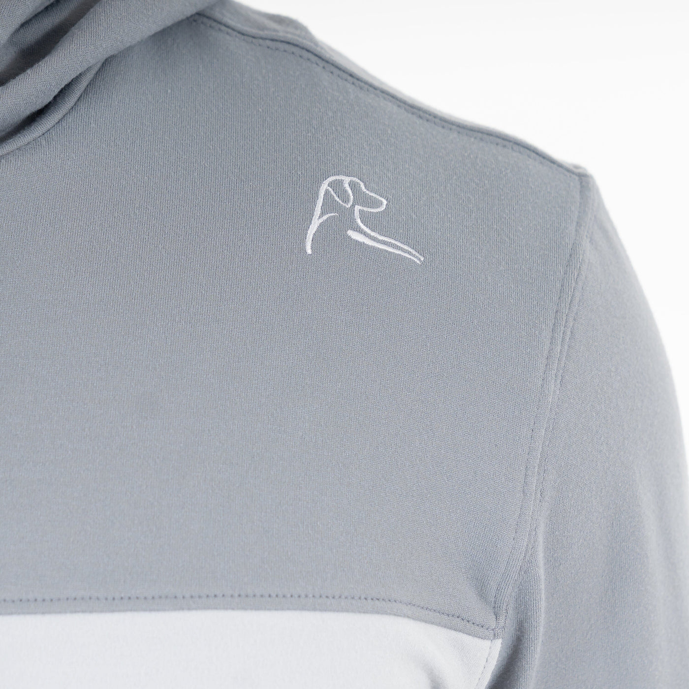 Hesi Performance Hoodie | Colorblock - Thunder Grey/Stratus Grey