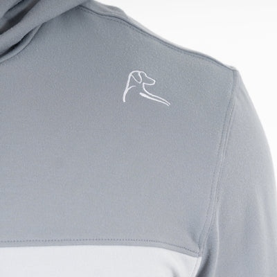 Hesi Performance Hoodie | Colorblock - Thunder Grey/Stratus Grey