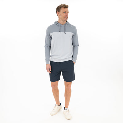 Hesi Performance Hoodie | Colorblock - Thunder Grey/Stratus Grey