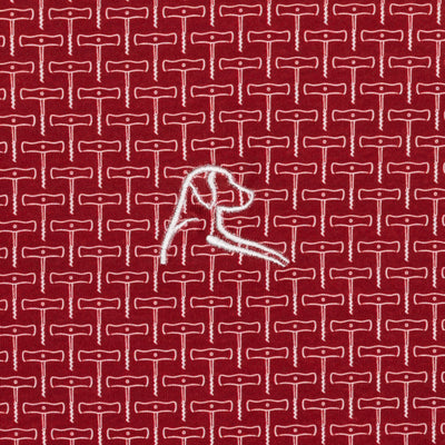 The Corkscrew | Performance Polo | The Corkscrew - Cardinal Red/White