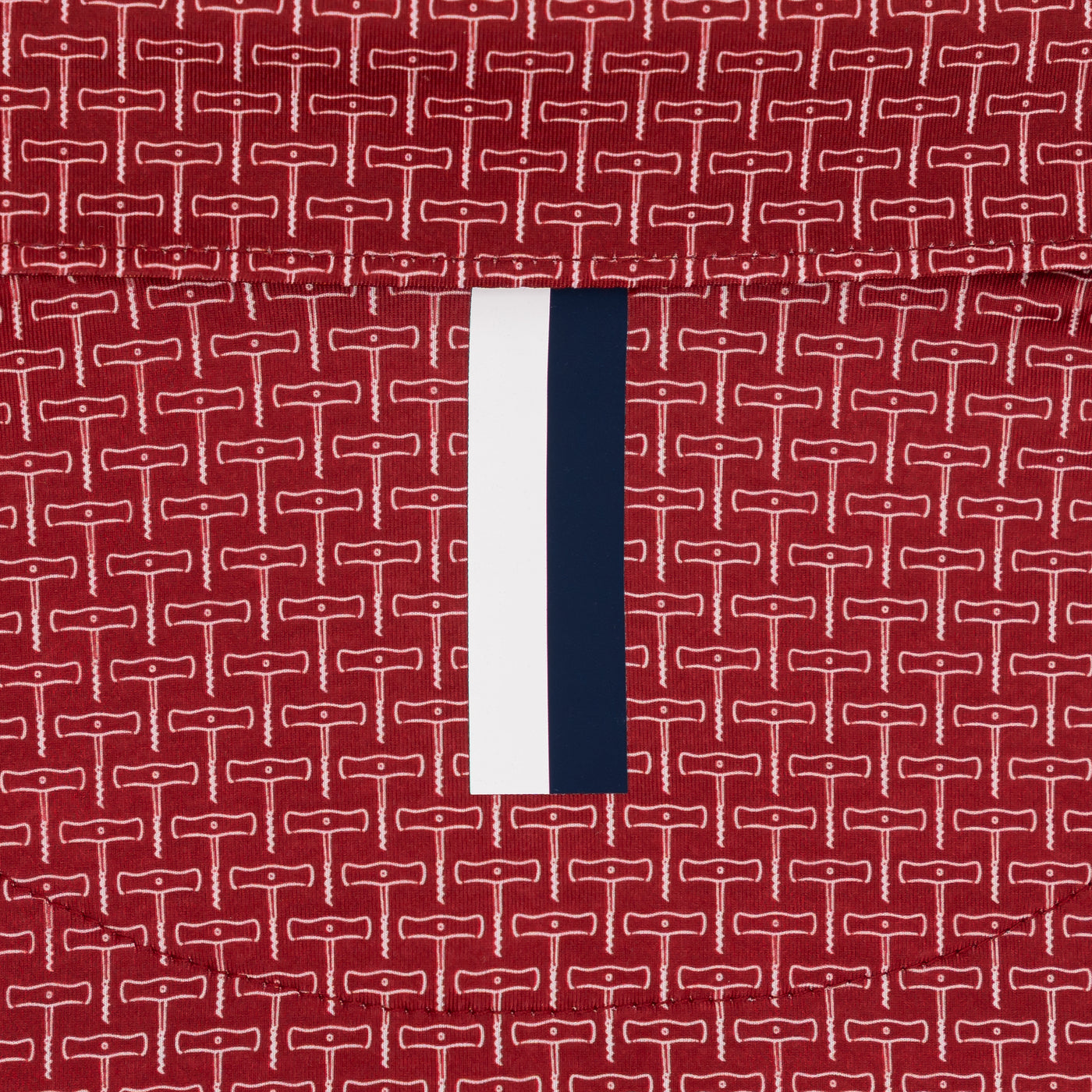 The Corkscrew | Performance Polo | The Corkscrew - Cardinal Red/White