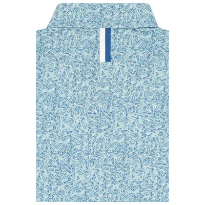 The Course Map | Performance Polo | The Course Map - Antigua Green/Short Stop Blue