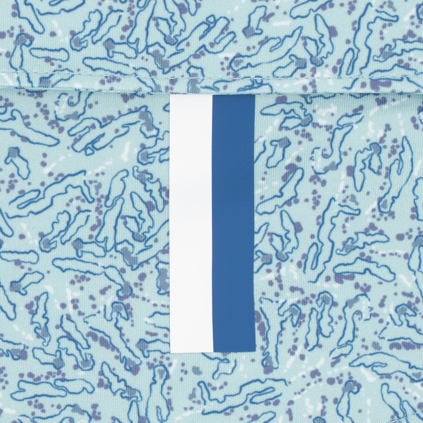 The Course Map | Performance Polo | The Course Map - Antigua Green/Short Stop Blue