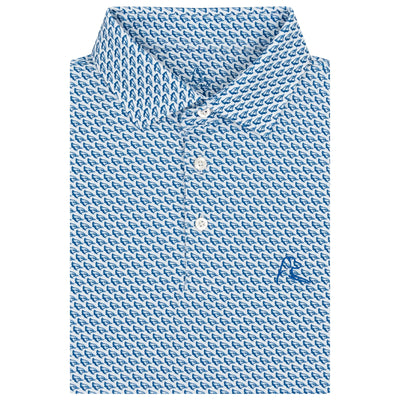 The Creighton Jays™ | Collegiate Polo | The Creighton Jays™ - White/Cobalt Blue