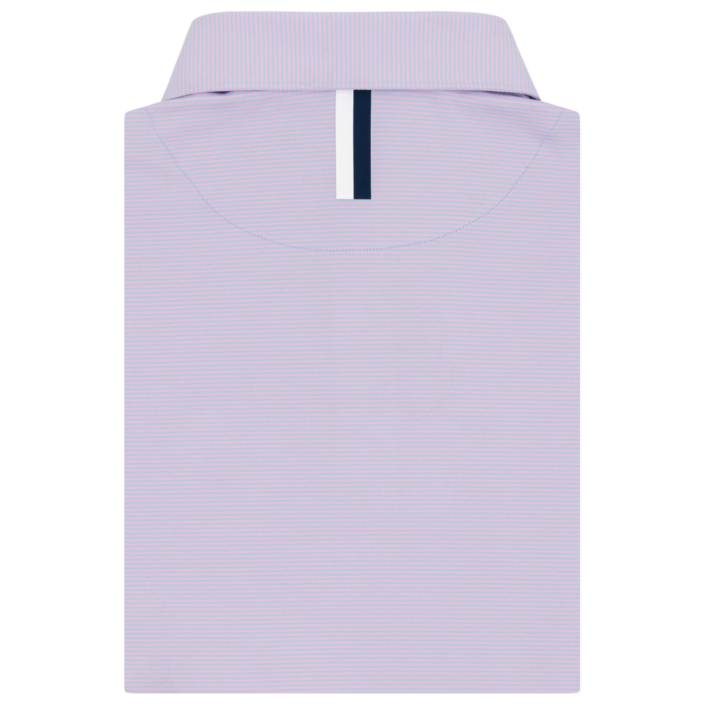 The Crispy Stripe | Performance Polo | The Crispy Stripe - Zenith Blue/Lotus Pink