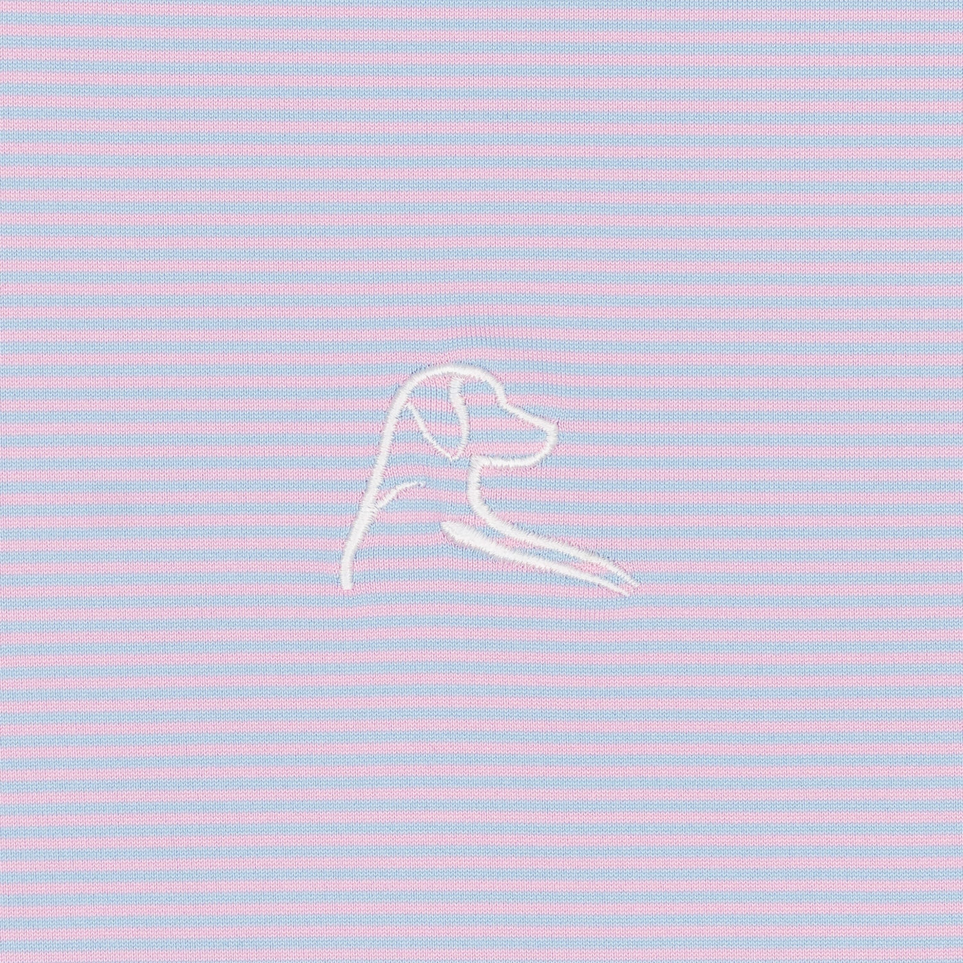 The Crispy Stripe | Performance Polo | The Crispy Stripe - Zenith Blue/Lotus Pink