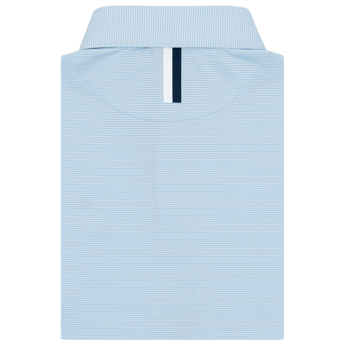 The Crispy Stripe | Performance Polo | The Crispy Stripe - Zenith Blue/White
