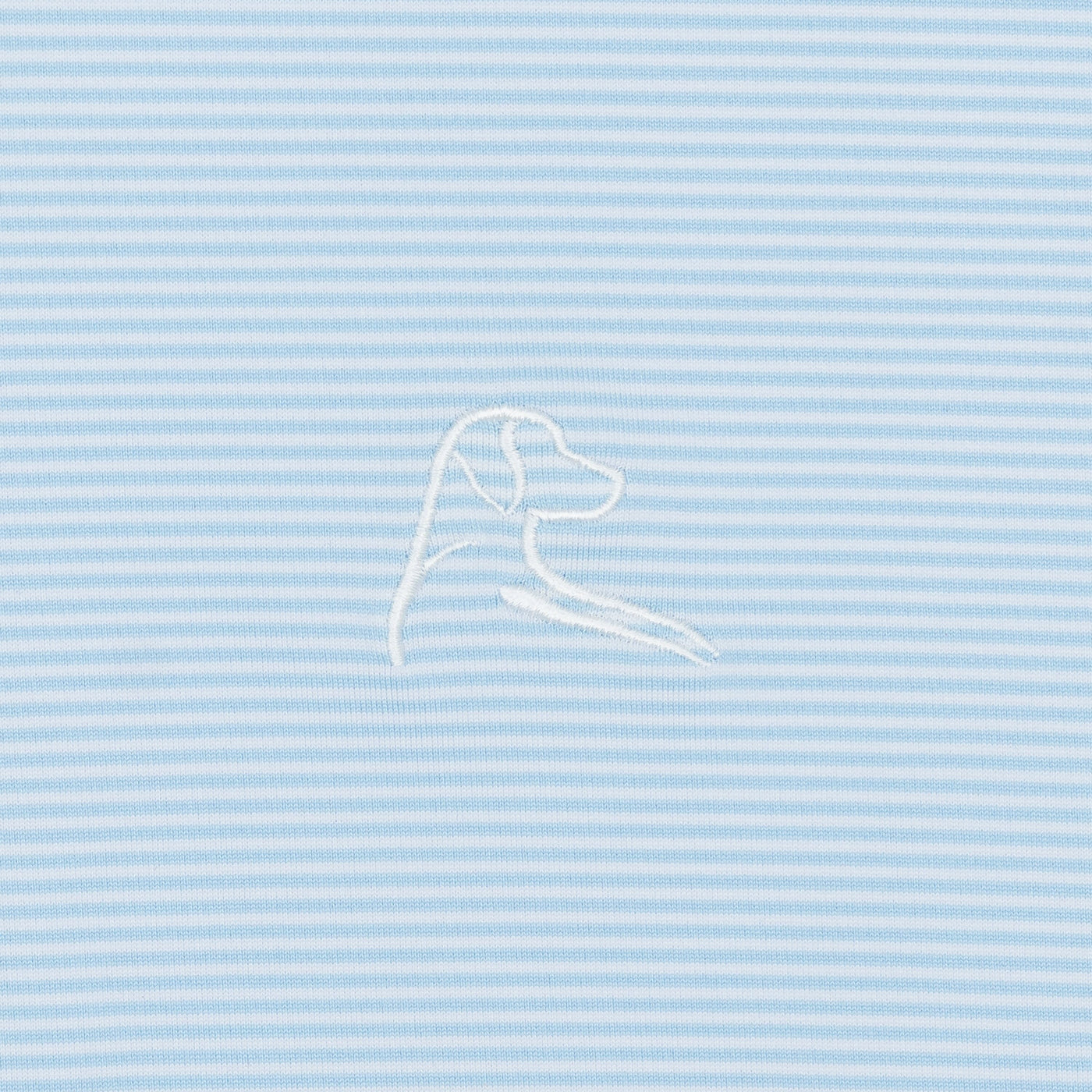 The Crispy Stripe | Performance Polo | The Crispy Stripe - Zenith Blue/White